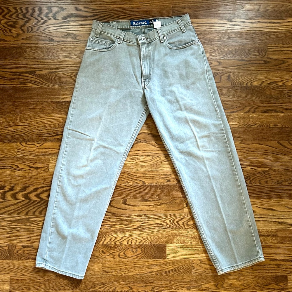 Vintage Levi's 549 Silvertab Relaxed Fit Jeans Size 34x30 90's